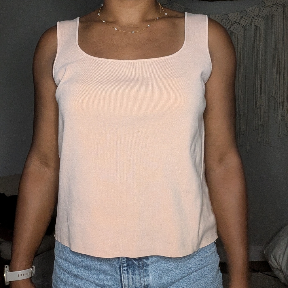 Dana Buchman pink tank - Picture 3 of 4